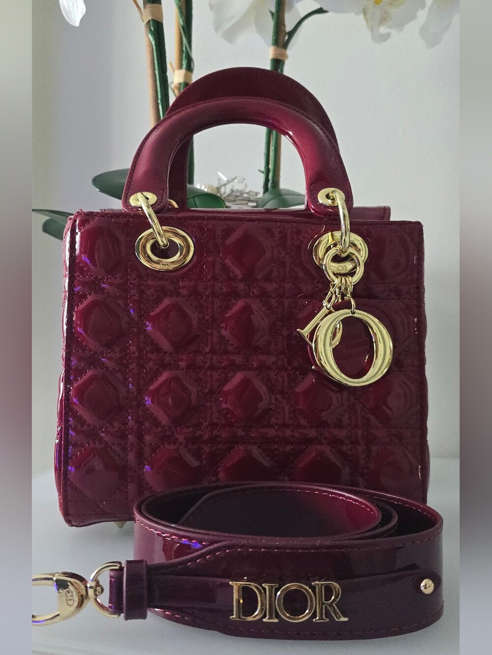 Lady cannage dior like madiu. 20 cm bag w log - not designer but …